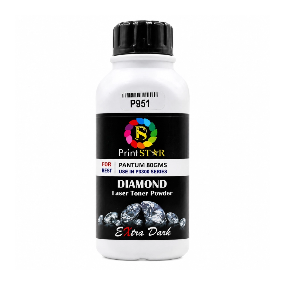 084d8dc8-4bc0-456f-ad5f-409cdc9fc26d.webp Printstar Laser Toner Powder Pantum Universal 80gm Black (Extra Dark) - Image 1