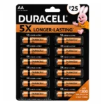 Duracell AA Alkaline Battery (Pack of 12)