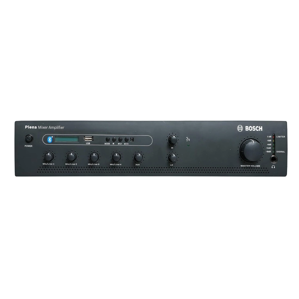 1e1ae407-3260-4dfe-8f6b-693e1999a327.webp Bosch Mixer Amplifier 240W With USB & Bluetooth (PLE-1ME240-3IN) - Image 1