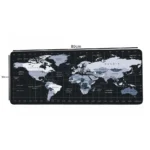 Mouse Pad 31" × 11" World Map | Shortcut