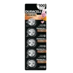 Duracell Cmos Battery 3V CR2450 (Pack of 5)