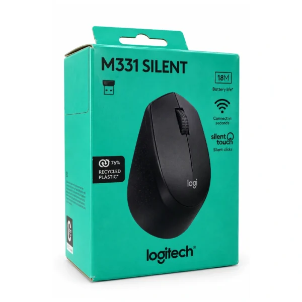Logitech Wireless Mouse M331 Silent Black