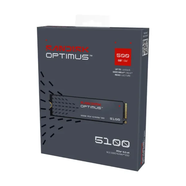 Sandisk Internal SSD 500GB NVMe 2280 (Optimus 5100)