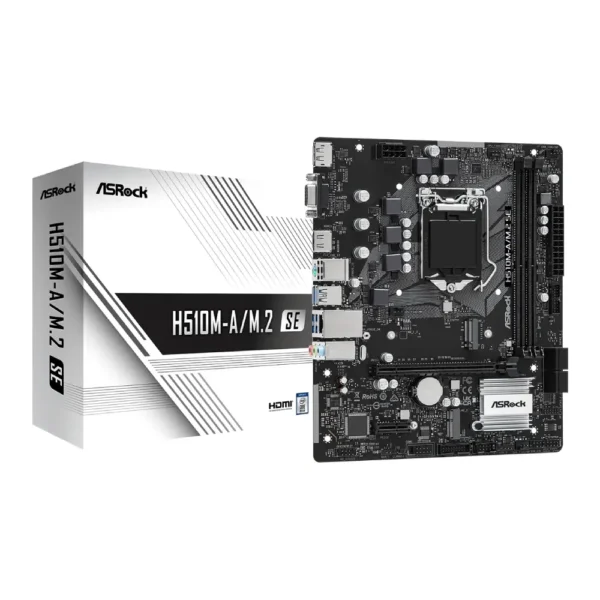 ASRock Motherboard H510M-A/M.2 SE For Intel 10th Gen
