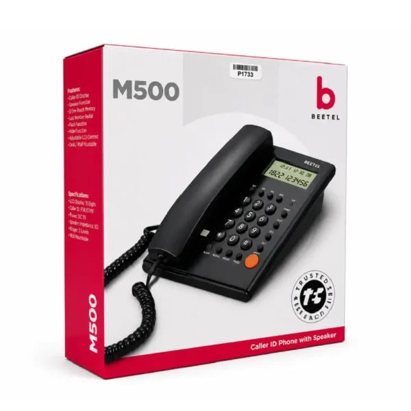 Beetel Wired Telephone Set (Black) M500