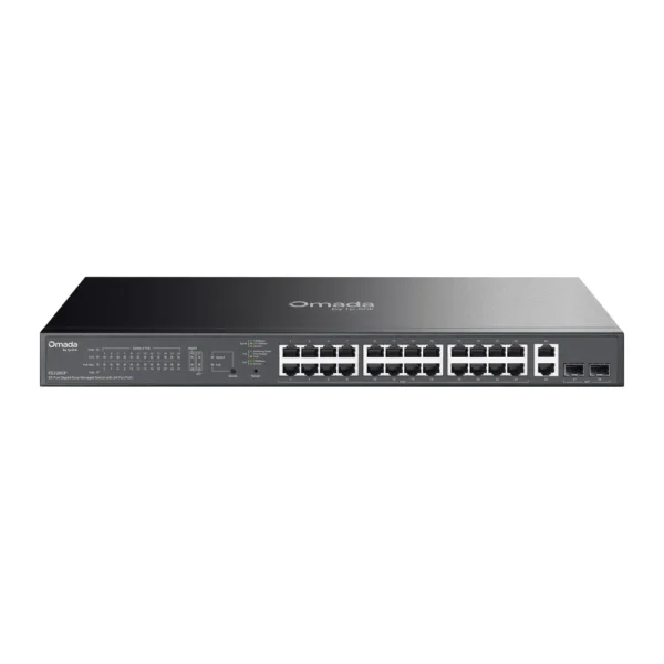 TP-Link Omada 28 Port PoE+ Gigabit Easy Managed Switch (24 GE + 2 GE + 2 GE SFP Uplinks) ES228GP
