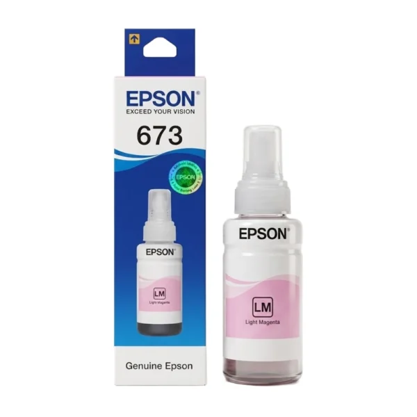 Epson 673 Light Magenta Genuine Inkjet Ink Bottle 70ml