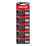 Maxell Button Cell 3V CR2450 (Pack of 5)