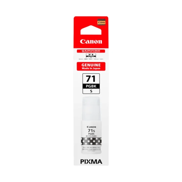 Canon 71 Black Inkjet Ink Bottle Small 70ml