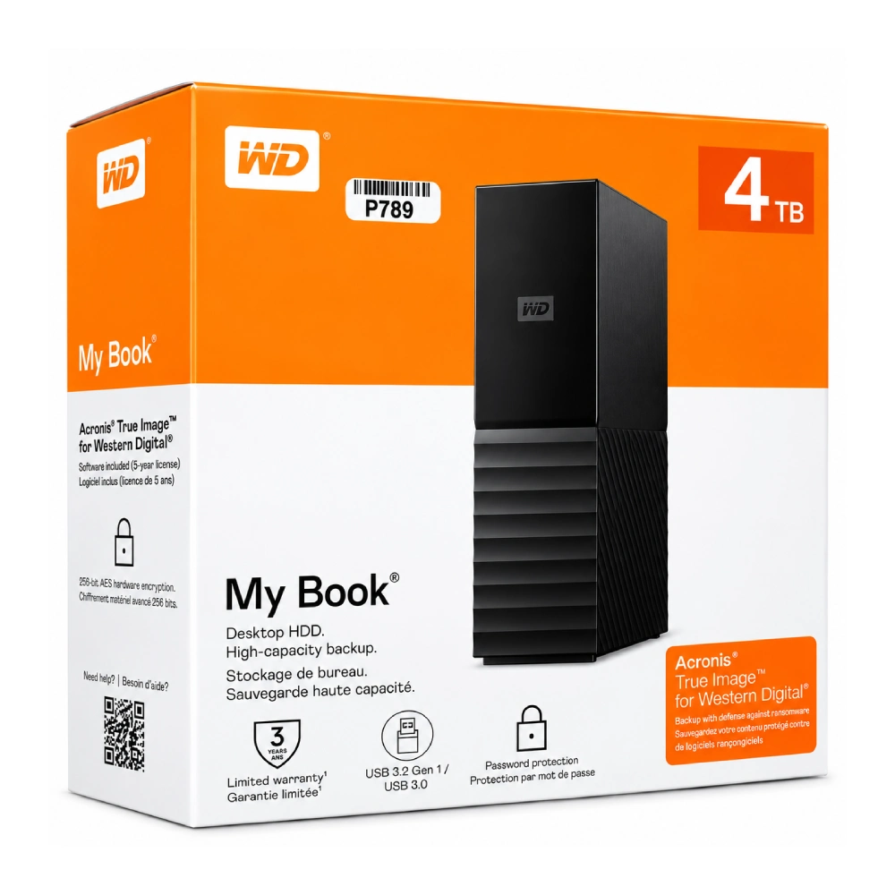 72beac7c-8a6c-4aab-ba7e-0f3c7c98f72f.webp WD My Book 4TB 3.5 Inch Desktop External Hard Disk - Image 1