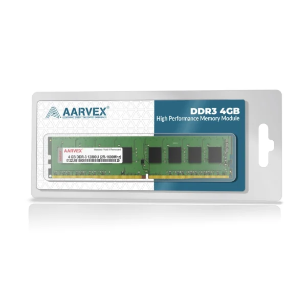 Aarvex Desktop Ram 4GB DDR3 1600Mhz