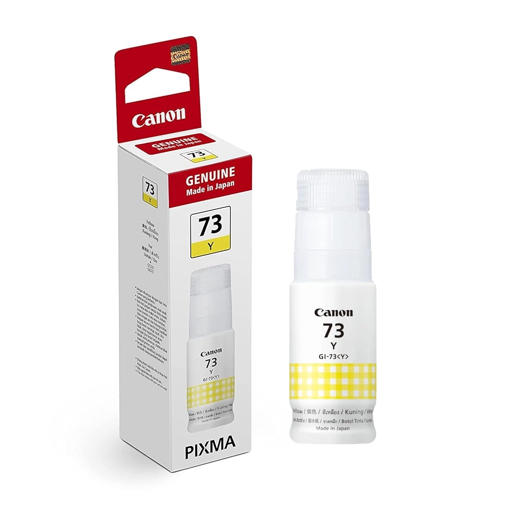 Canon207320Yellow20Inkjet20Ink20Bottl202.webp Canon 73 Yellow Inkjet Ink Bottle - Image 1