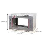 Comrack 6U 400mm 550×400×350mm (L×D×H)