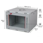 Comrack 9U 400mm 550×400×480mm (L×D×H)