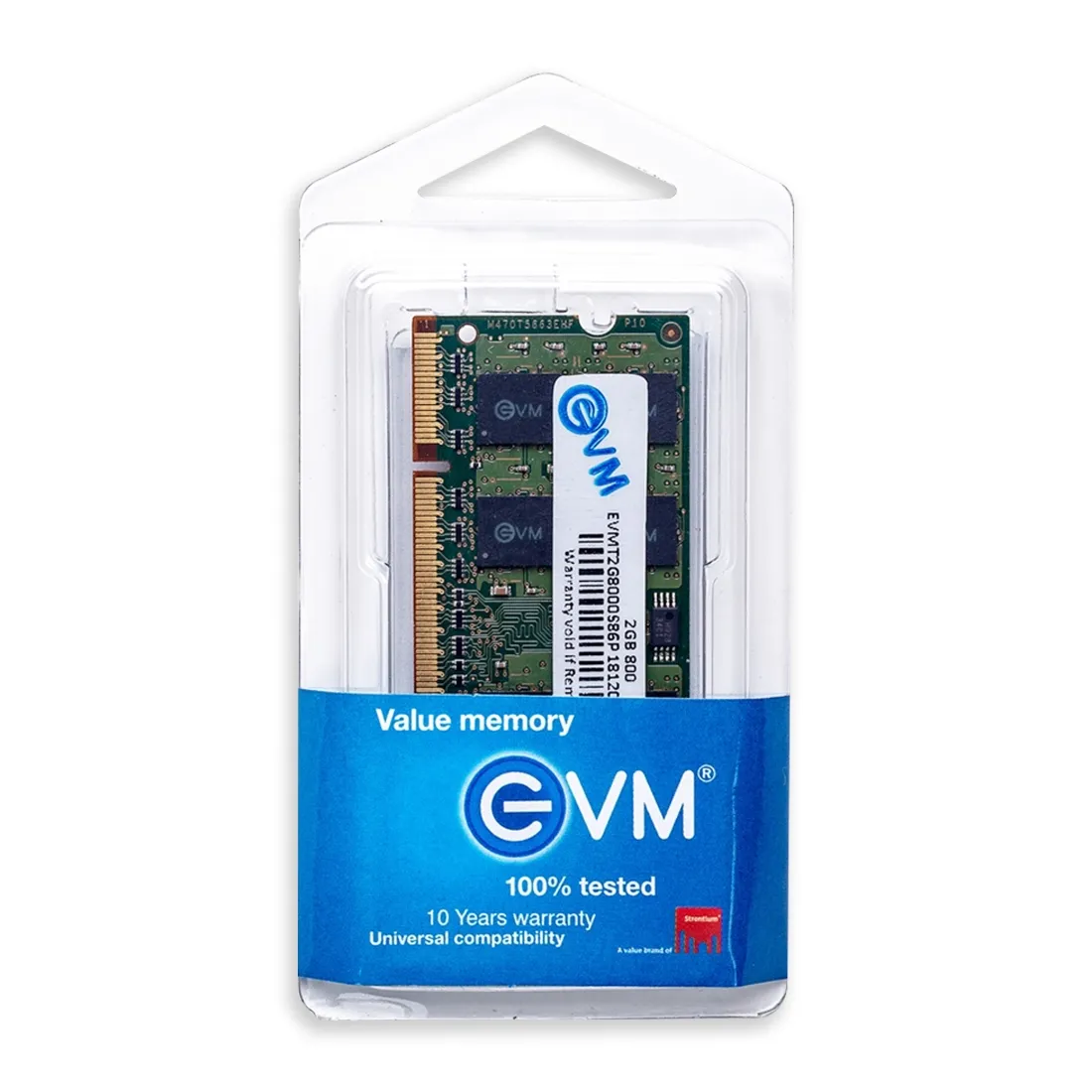 EVM202GB20800201.webp EVM Laptop Ram 2GB DDR2 800Mhz - Image 1
