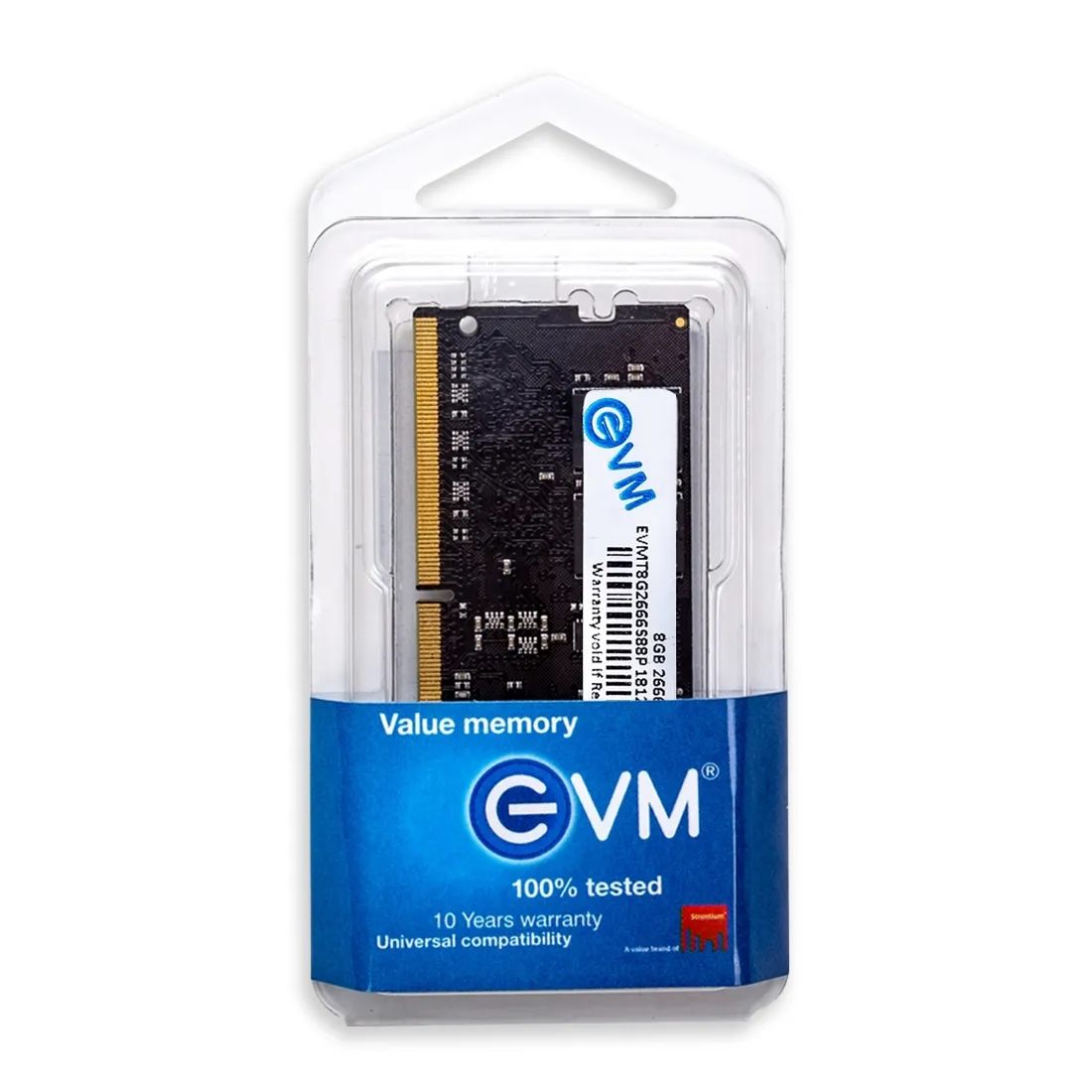 EVM208GB202666203.webp EVM Laptop Ram 8GB DDR4 2666Mhz - Image 1
