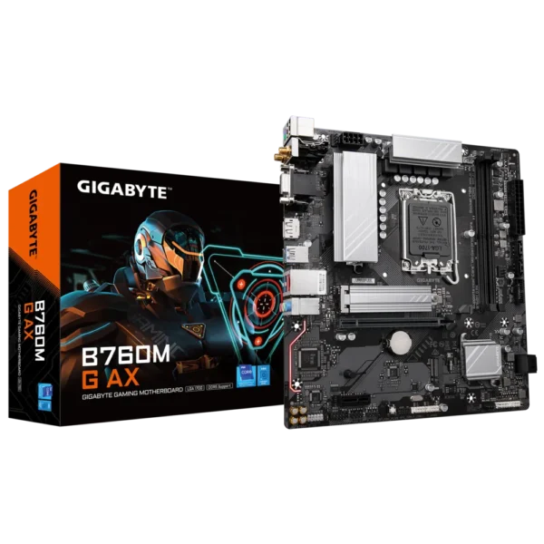 Gigabyte B760M G AX WIFI DDR5 Motherboard For Intel 12th | 13th | 14th Gen