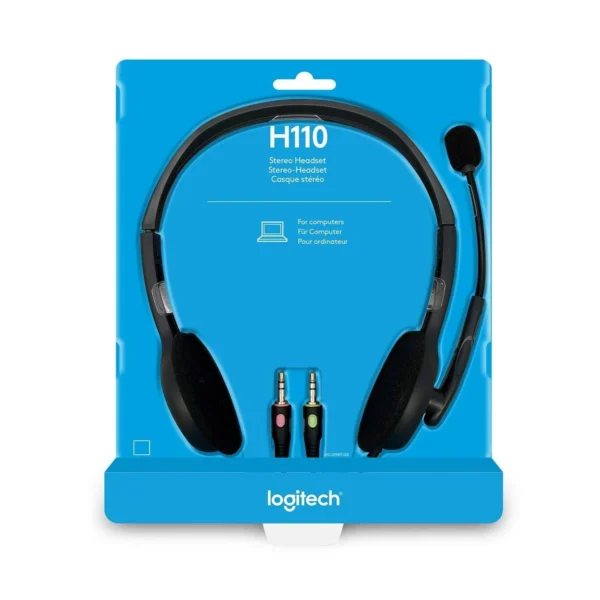 Logitech Wired Headphone H110 Double Pin