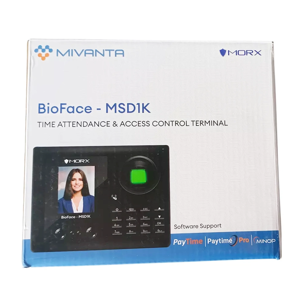MSD1K.webp Mivanta BioFace MSD1K Face Time Attendance | Access Control Terminal Biometric - Image 1