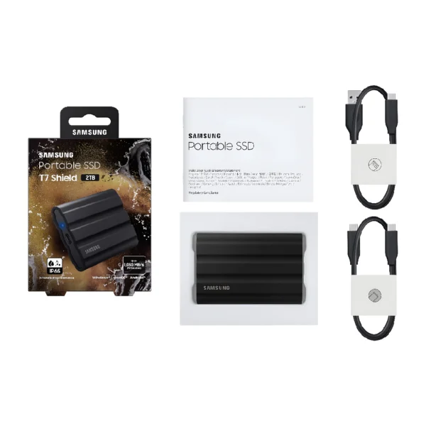 Samsung External SSD 2TB T7 Shield (With USB Type-C)