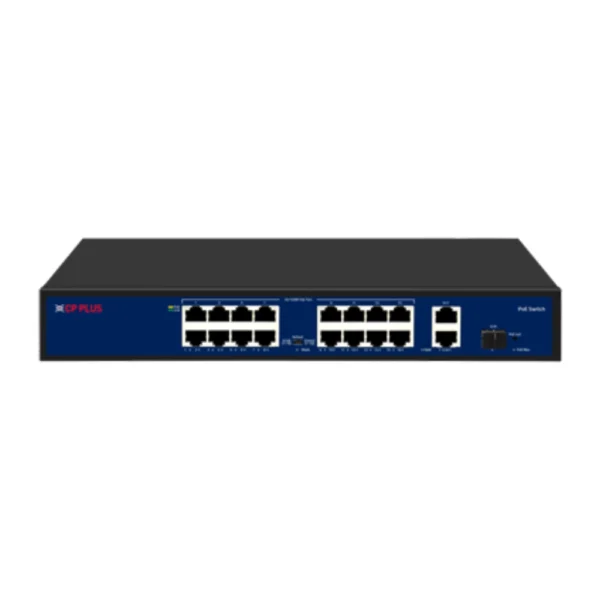 Cp-Plus Poe Switch 16 Port (16 FE+ 2 GE + 1 SFP Port)