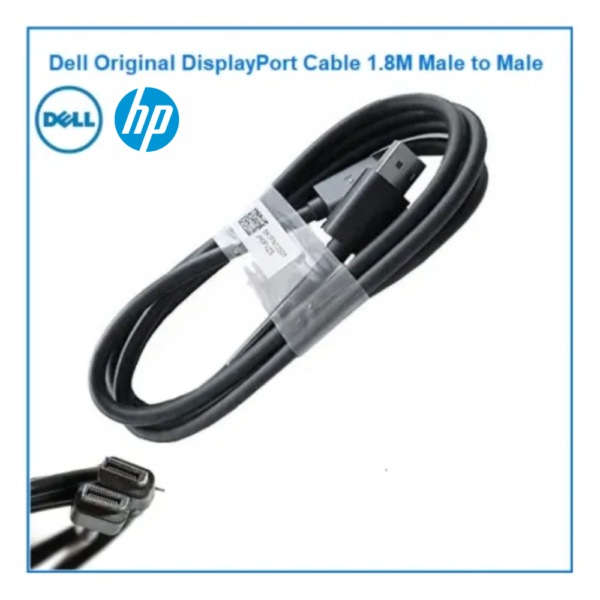 Branded Display Port To Display Port Cable 1.8m (DP To DP Port)