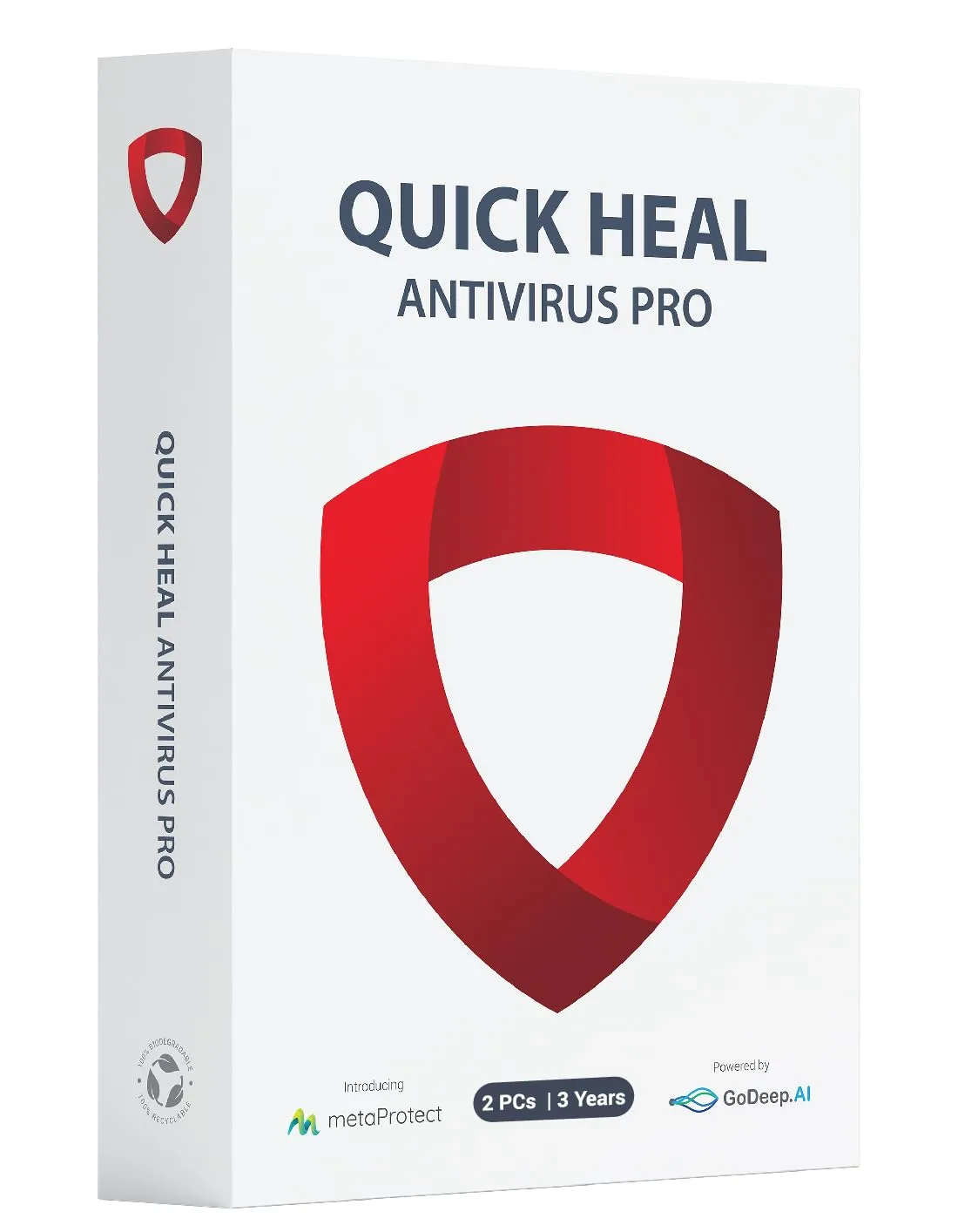 QHAPLS2203.webp Quick Heal Pro LS2 2 User 3 Year Antivirus (With Activation Scheme) - Image 1