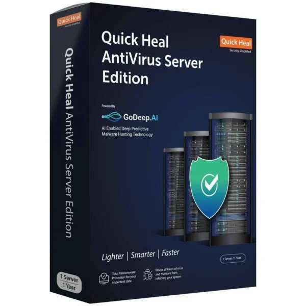 Quick Heal ER1UP Server Edition 1 User 1 Year Antivirus (Renewal) (With Activation Scheme)