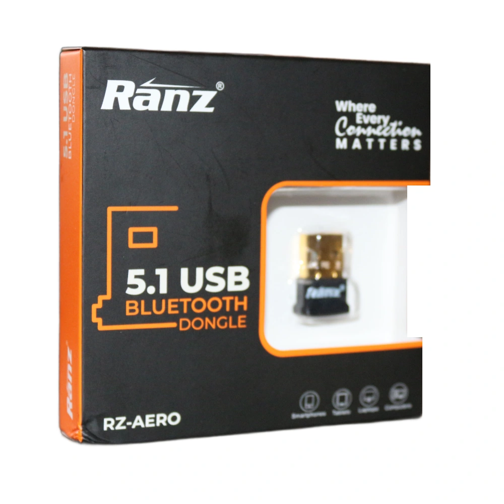 RZ-AERO20BT20Adapter.webp Ranz Usb To Bluetooth Dongle Adapter 5.1 - Image 1