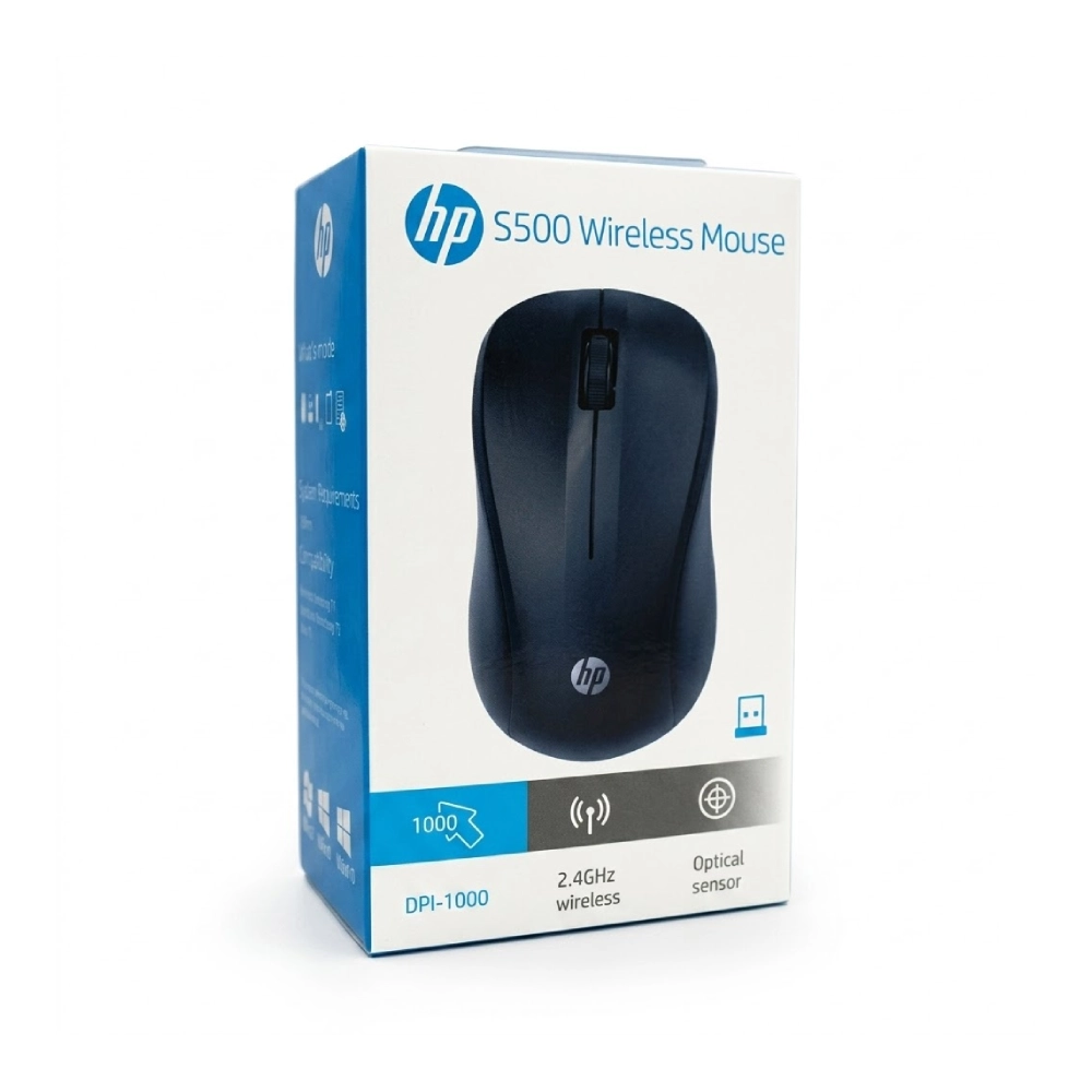S500-BOX.webp HP Wireless Mouse S500 - Image 1
