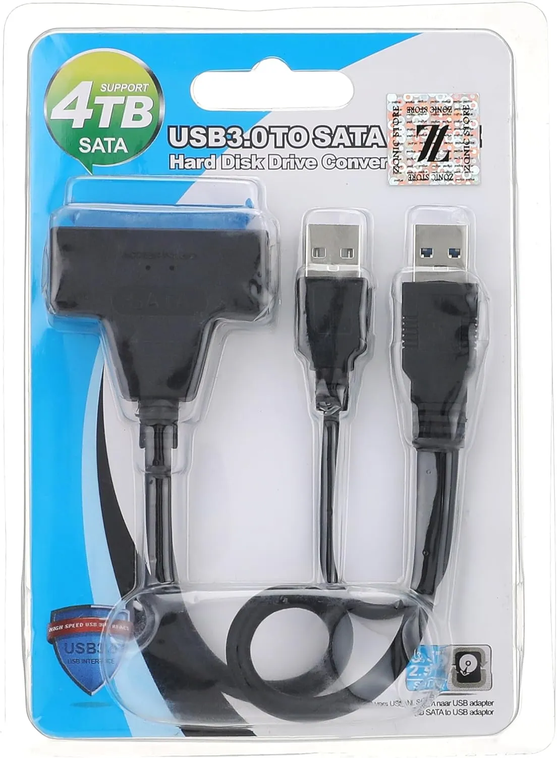 USB20To20SATA.201.webp USB To SATA Converter For SSD and Hard Disk - Image 1