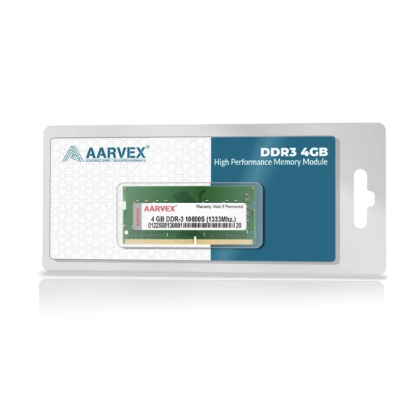 Aarvex Laptop Ram 4GB DDR3 1333Mhz