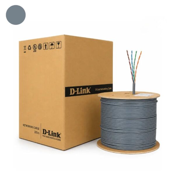 D-Link CAT6 Lan Cable 305m (Grey) 23AWG