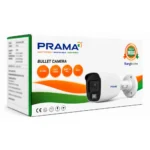 PRAMA IP BULLET CAMERA 6MP HYBRID WITH MIC 4mm (NC360P1-WNMS(D2))