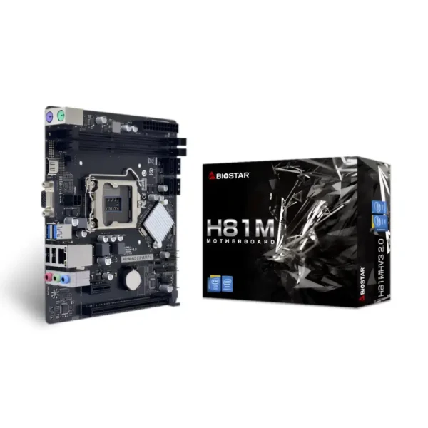 Biostar H81MHV3 DDR3 Motherboard For Intel 4th Gen