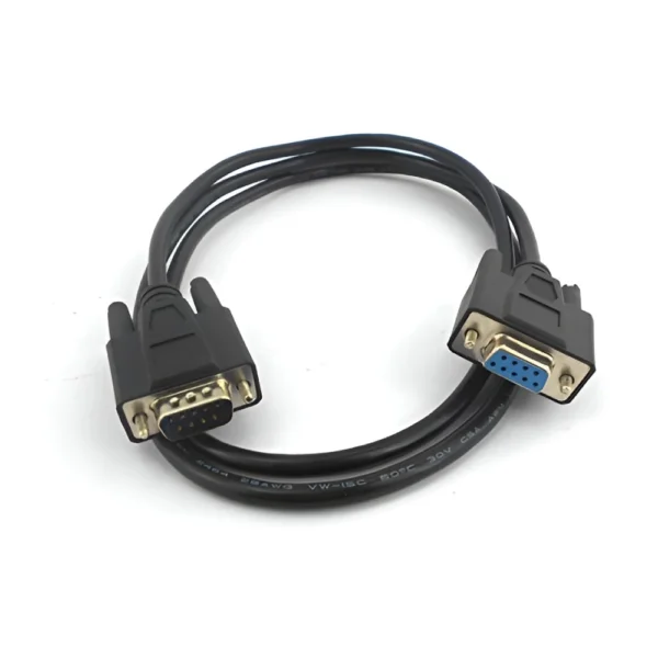 Branded 9 Pin Serial Cable 1.2m (Imported) (Male To Female)