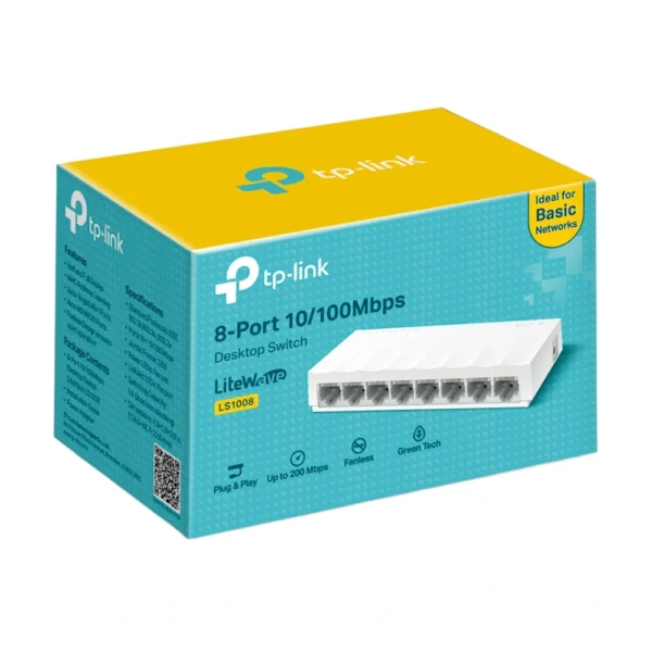 TP-Link Desktop LAN Switch 8 Port Normal LS1008