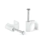 Cable Clips 10mm 100 Pcs With Metal Nails