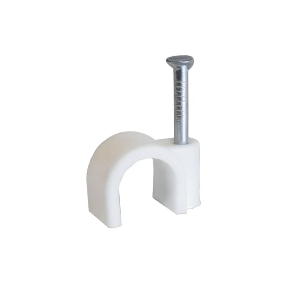 Cable Clips 12mm 100 Pcs With Metal Nails