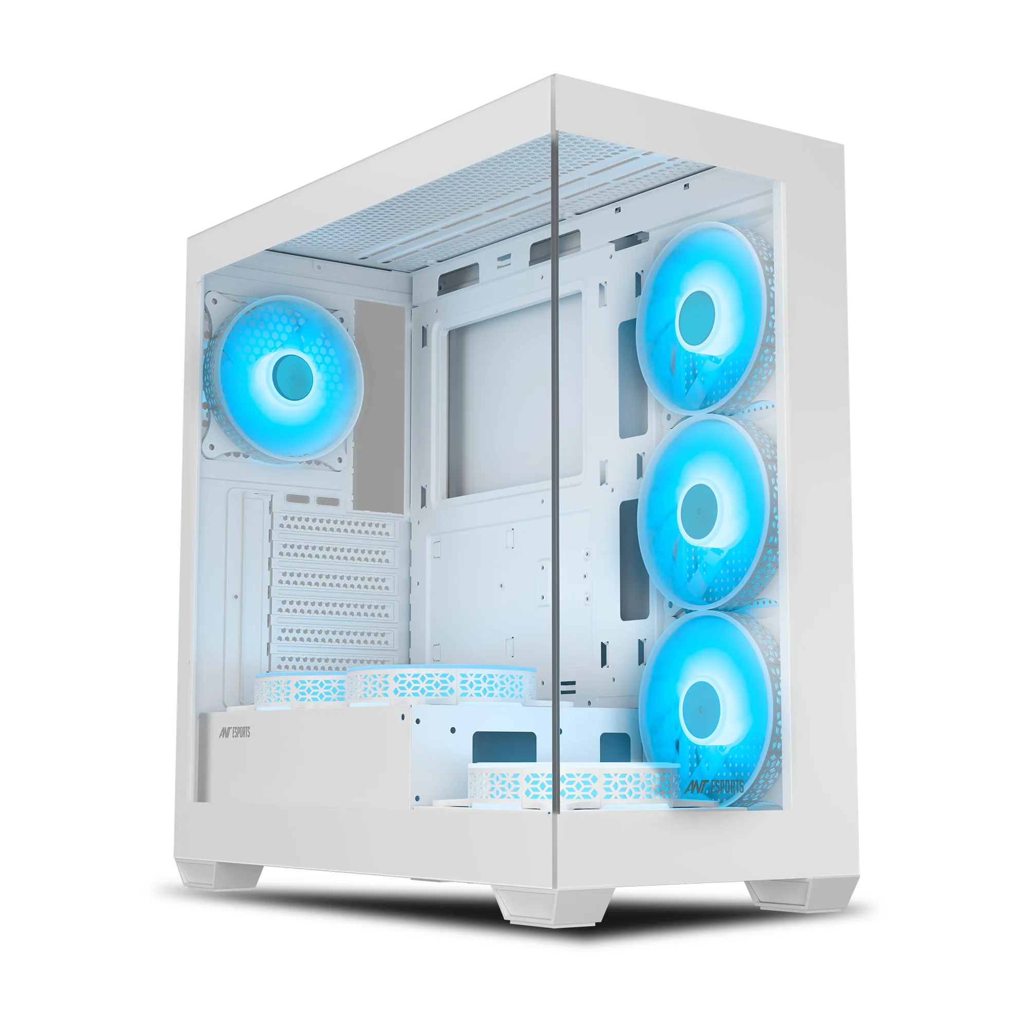 crystal-x7-white2011.webp Ant Esports Gaming Cabinet Crystal x7 White with Type-C - Image 1