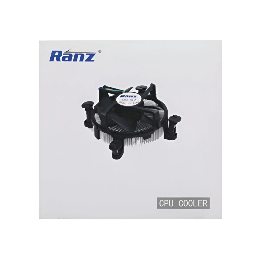 desktop-intel-type-processor-air-cooler.webp Ranz Cpu Fan For Intel Socket LGA 1150 | 1151 | 1155 | 1156 | 1200 - Image 1