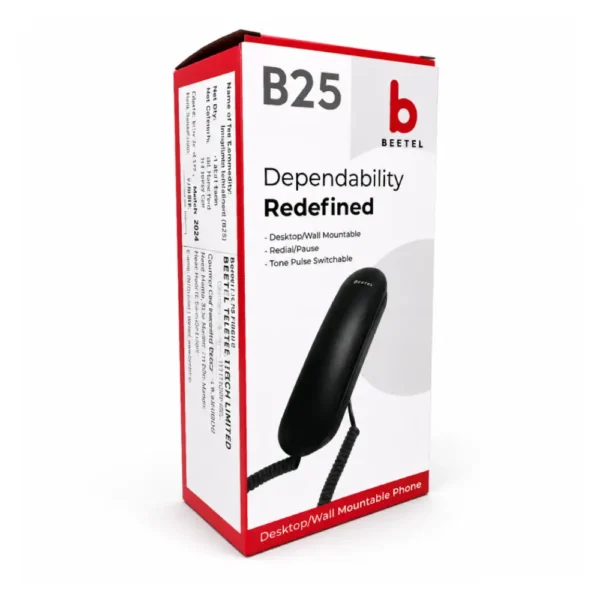 Beetel Wired Telephone Set (Black) B25