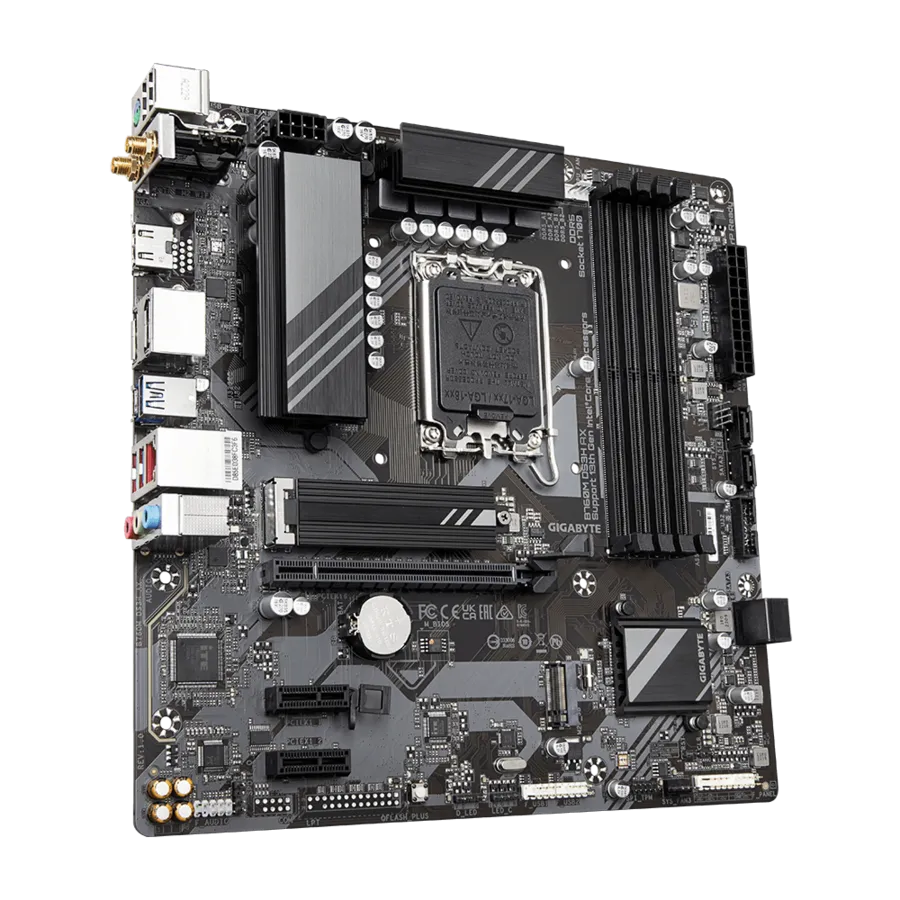 gigabyte-b760m-ds3h-ax-ddr5-motherboard202.webp Gigabyte B760M DS3H AX DDR5 Motherboard For INTEL 12th | 13th |14th Gen - Image 1