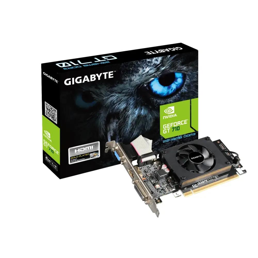 gigabyte-gt-710-2gb-ddr3-graphic-card201.webp Gigabyte Nvidia Graphic Card GT710 2GB DDR3 - Image 1