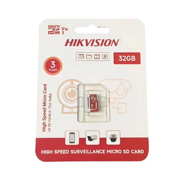 Hikvision Micro SD Card 32GB For CCTV Camera and Smart Phone