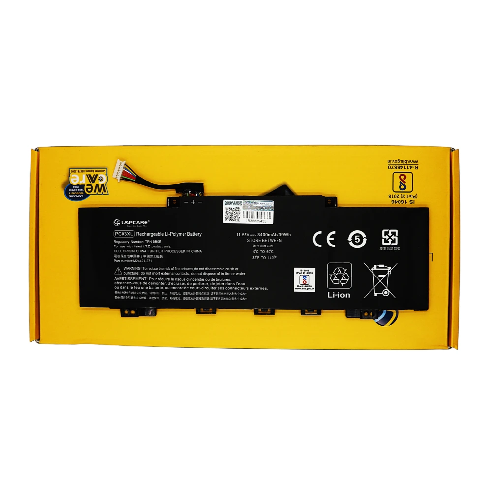 lapcare-battery-for-hp-pavilion-x360-pc03xl204.webp Lapcare Laptop Battery Compatible For HP Pavilion X360 | PC03XL - Image 1