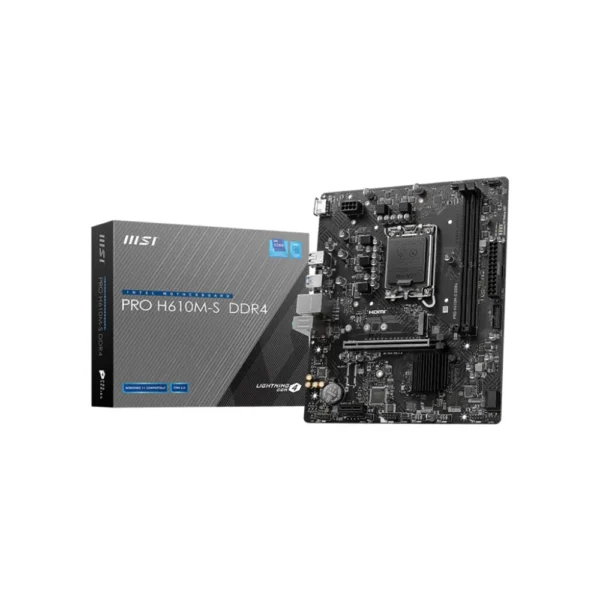 MSI PRO H610M-S DDR4 Motherboard For Intel 12th | 13th | 14th Gen