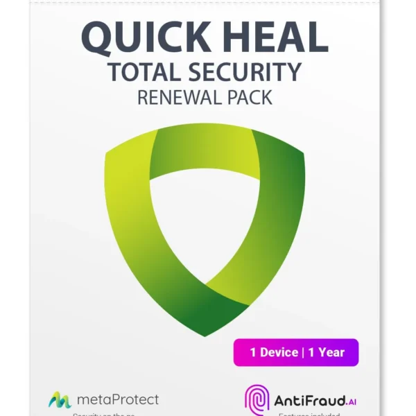 Quick Heal TR1UP Total Security Antivirus 1 User 1 Year Antivirus (Renewal) (With Activation Scheme)