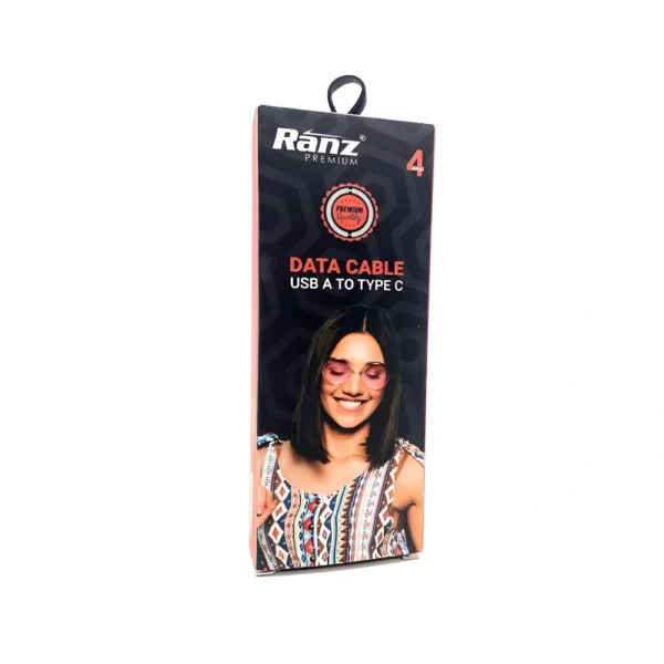 Ranz USB To Type-C Data Transfer Charger Cable